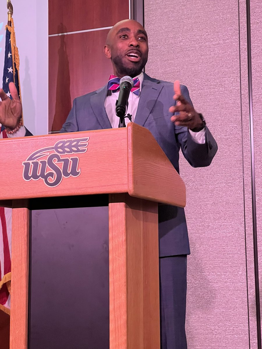 What an awesome day..  Congratulations to Reggie Davidson for receiving the Whitney M Young award; Thanks to the 1st bilingual pack in Wichita; and to Dr Larry Mitnaul, keynote speaker. #changinglives #likesharefollow