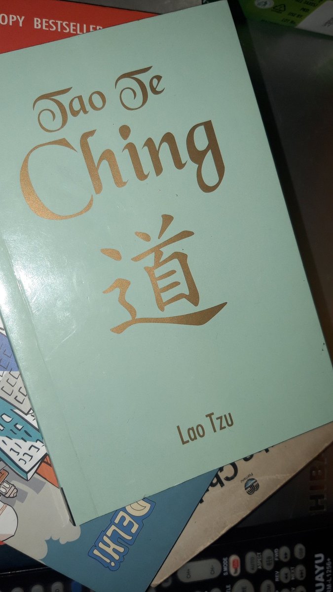 sdhall26's tweet photo. Total Number 10
Indian- 4
"Tao te Ching"
Written by  "Lao Tzu"
#BrunchBookChallenge 
#brunchbookchallenge2022
@HTBrunch 
#books #booklovers #booklove #WordPress #readerscommunity #readers https://t.co/hDG5nHUrus