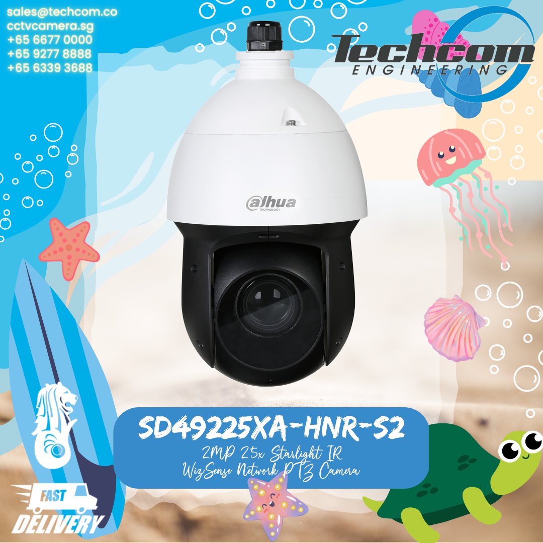 CCTV_Camera_SG's tweet image. SD49225XA-HNR-S2 - 2MP 25x Starlight IR WizSense Network PTZ Camera

Check Here: cctvcamera.sg/product/sd4922…

#2megapixels #2MP #CCTV #cctvcamera #cctvinsingapore #cctvsystemsingapore #cctvsystems #HDcamera #ik10 #ipcamera #ipcamerasingapore #ip67 #outdoorcamerawireless