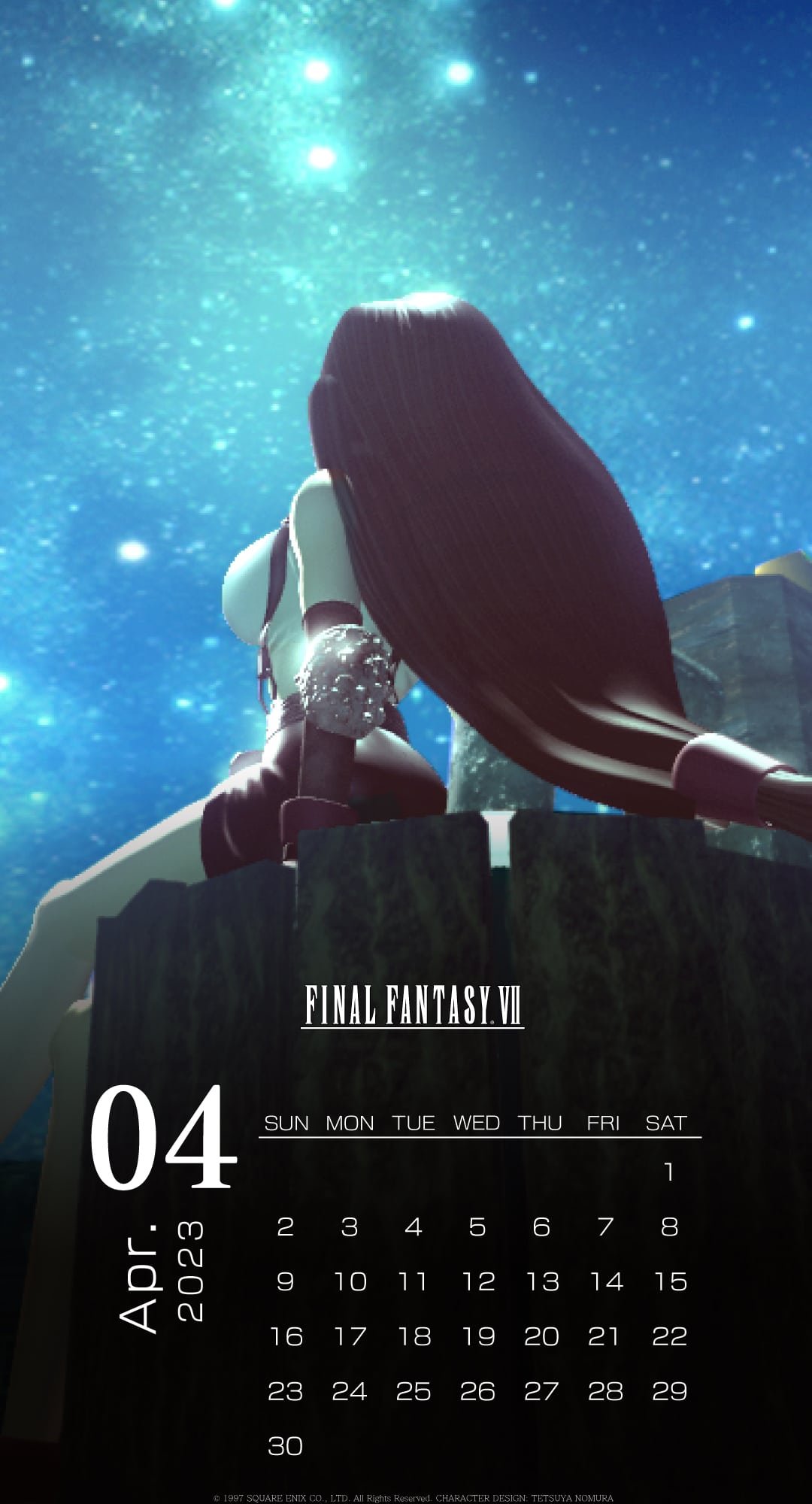 Final Fantasy VII Remake Shares April Aerith Wallpaper & Calendar