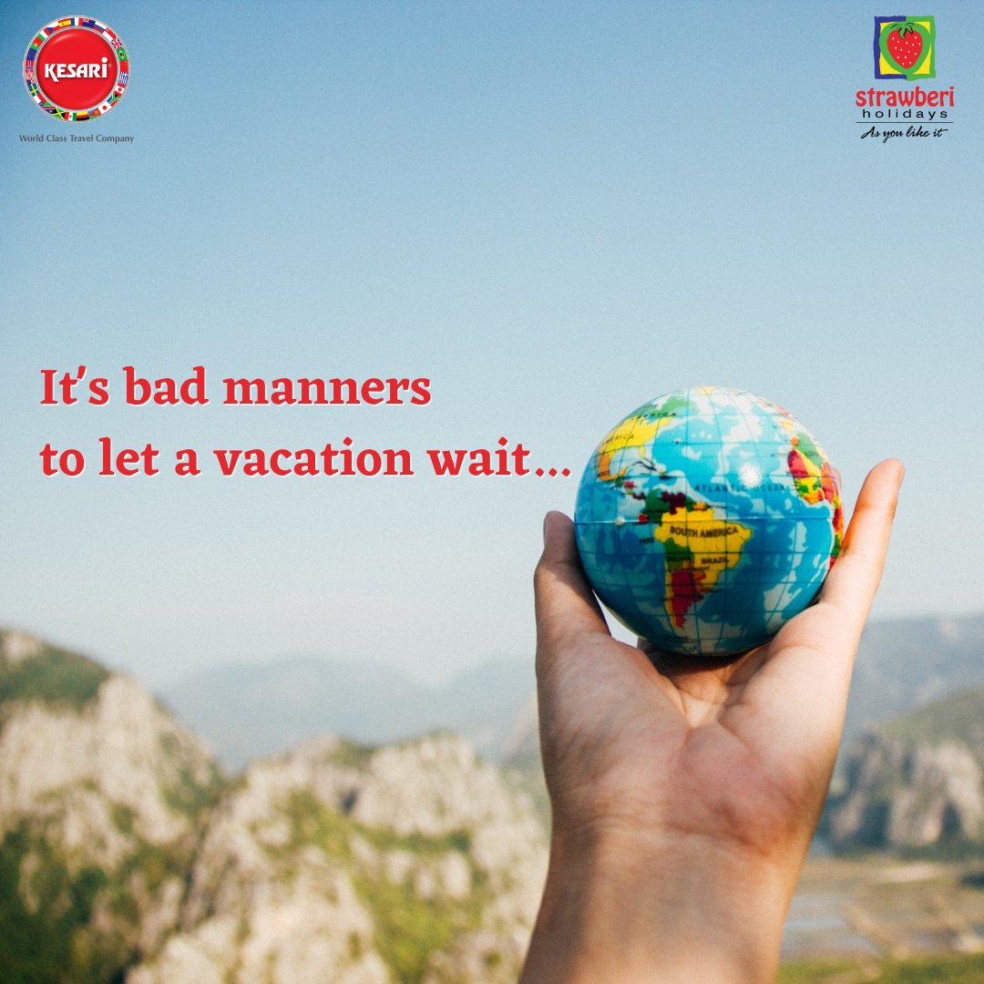 kesariselect's tweet image. Let’s try to build good manners shall we?

#StrawberiHolidays #KesariTours #Travel #AsYouLikeIt #Vacation #Holidays #Trip
