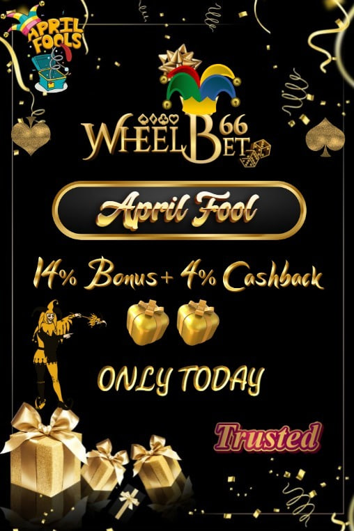 WheelBet66's tweet photo. WheelBet66 Aus 👑

🎉April Fool 14% Bonus + 4% Instant Cashback🤪

One Deposit For Double Benefits💲👉🏻🎁🎁
 
🔥ONLY AVAILABLE ON APRIL FOOL🔥 https://t.co/5lx2HSujY6