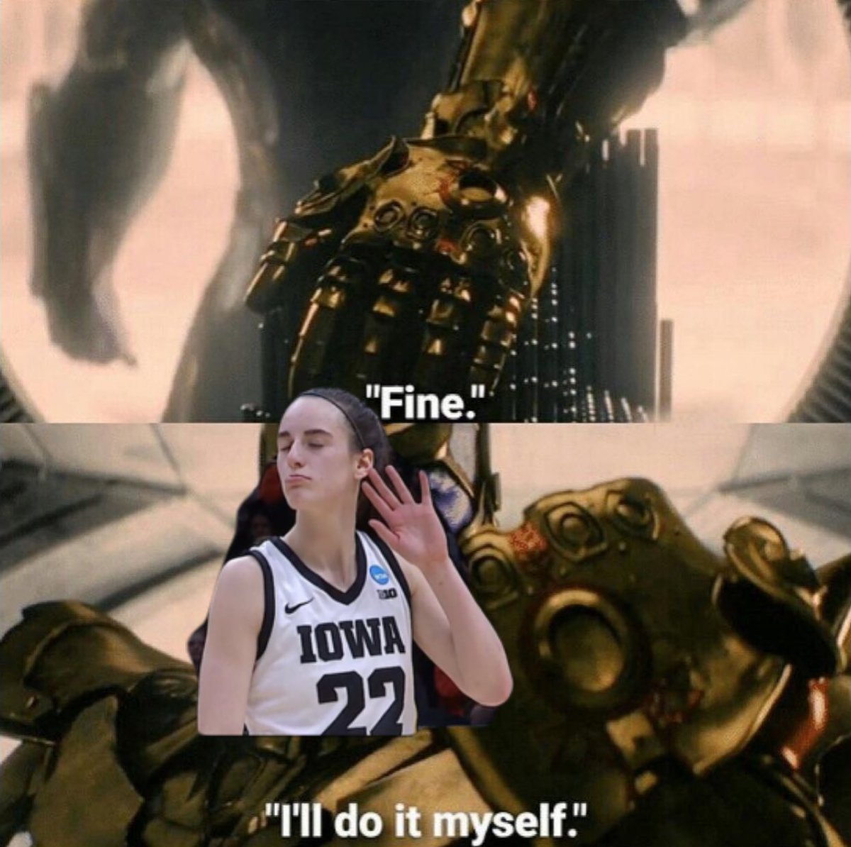 caitlin clark scored or assisted every single one of iowa’s points in the fourth quarter after south carolina took their first lead of the game.