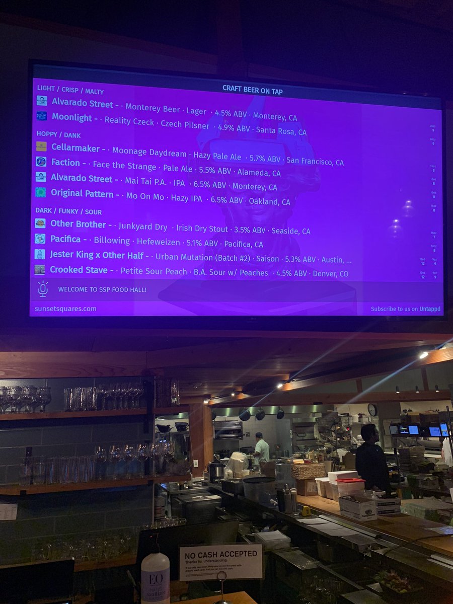 Draft list fuego right now! 🔥🍺🔥<a href="/jesterkingbeer/">Jester King Brewery</a> <a href="/OtherHalfNYC/">Other Half Brewing</a> <a href="/CellarmakerBeer/">Cellarmaker</a> <a href="/factionbrewing/">Faction Brewing</a> <a href="/OrigPatternBeer/">Original Pattern</a> <a href="/OtherBrotherCo/">Other Brother Co.</a> <a href="/CrookedStave/">Crooked Stave</a> #pacificabrewing #alvaradostbrewing #moonlightbrewing