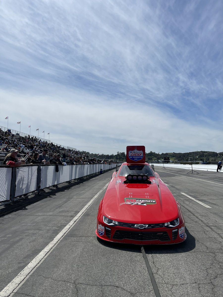 Douggordonraci1's tweet photo. Great day today. We are #1 after day one. Ran a 5.43 and 5.45. Hope to keep it rolling this weekend #betausa #lucasoil #lucasmb #ngkracing #hoosiertires https://t.co/tpouvzcg05