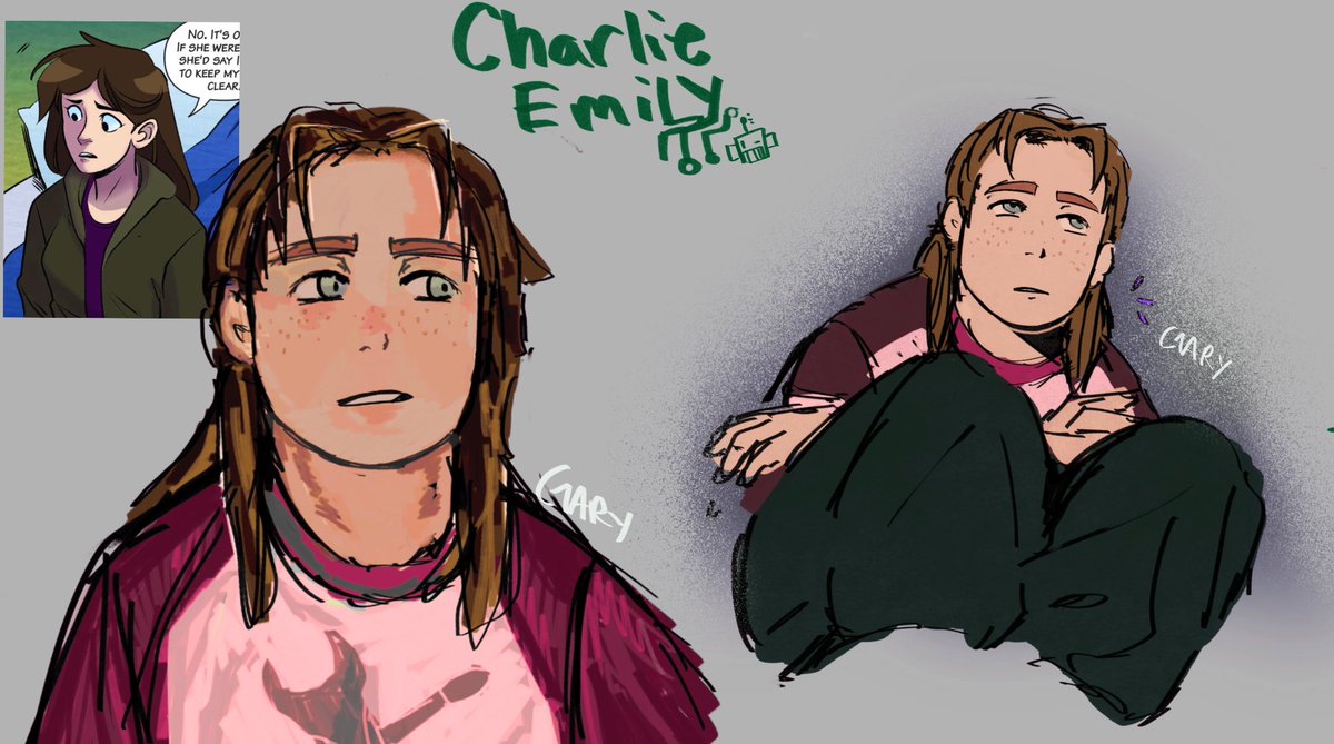 Dropping my Charlie design before I go back into the void, worlds most normal human, def not a robot!!!!!! 

#fnaf #fnafbooks #charlie #charlieemily #fnafthesilvereyes #fnafanart