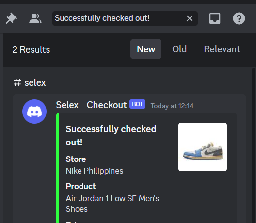 first run thank you @PeenoiseNotify for GB! 🫡 @SelexAIO @mushroomproxy