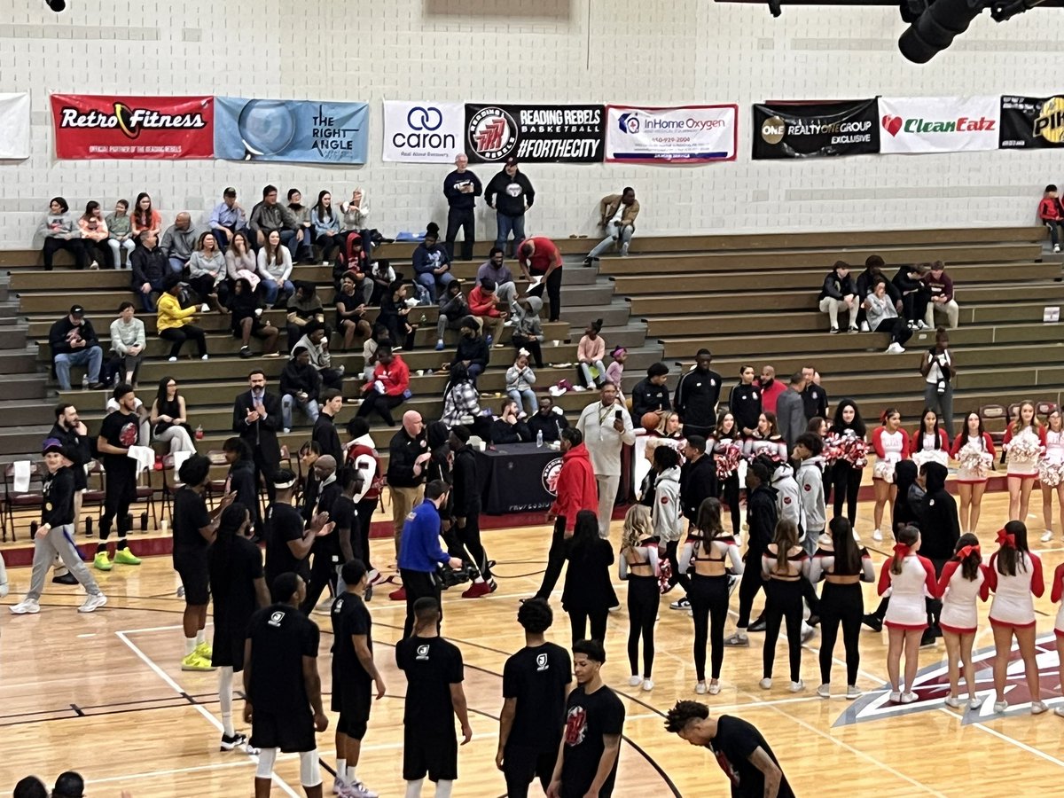 GovanNathan's tweet photo. Great interview with Reading High School’s Rick Perez during our Reading Rebels ⛩️broadcast. Congratulations again to the Red Knights on their 3rd State Championship in 7yrs. The team was honored at tonight’s game.#ReadingRebels⛩️🏀🗣️🎙️📺@CoachRickPerez @_ReadingRebels https://t.co/oU8EmYASym