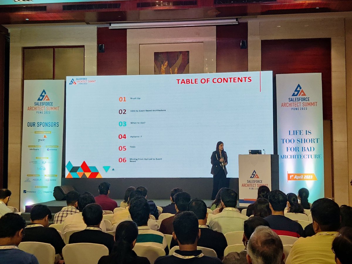 SFArchSummit's tweet image. Unlocking the Power of Salesforce: Understanding the Patterns of Event-Based Architecture for Seamless Integration.

#SAS23 #sfarchsummit23