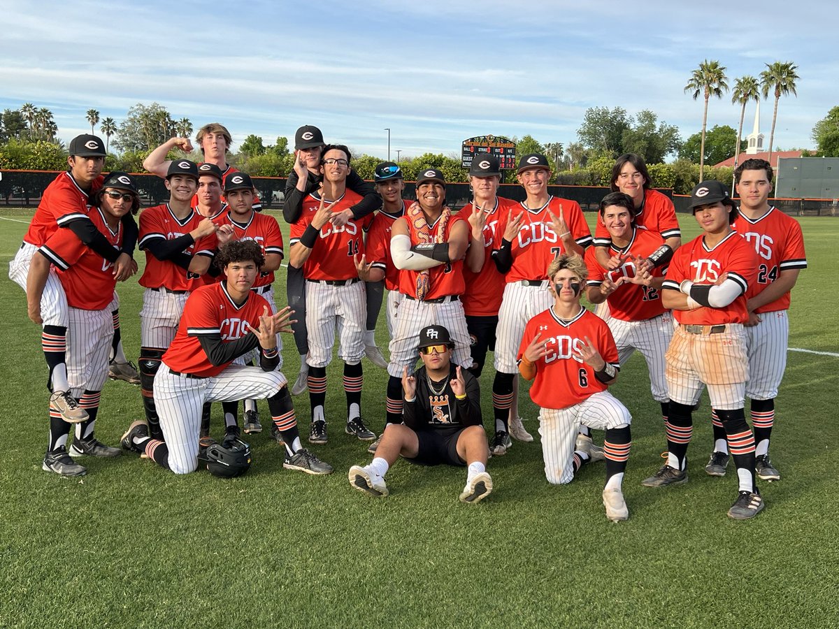 Aztecs wrap up week with a win over Desert Ridge. Solid team effort all the way around. Region play continues next week. #RM 

W - <a href="/CJ_Arellano10/">CJ Arellano</a> (1-0) 5IP 3H 0R

<a href="/MylesHarrison22/">Myles Harrison</a> 3-3 💣 BB 4RBI’s
<a href="/david_baxter35/">David Baxter Jr</a> 2-3 BB
<a href="/Connerbiggs_/">Conner Bigelow</a> 2-3
<a href="/ColeCarlon/">Cole Carlon</a> 3-4 3RBI’s
<a href="/trey_anderson2/">Trey Anderson</a> 2-3