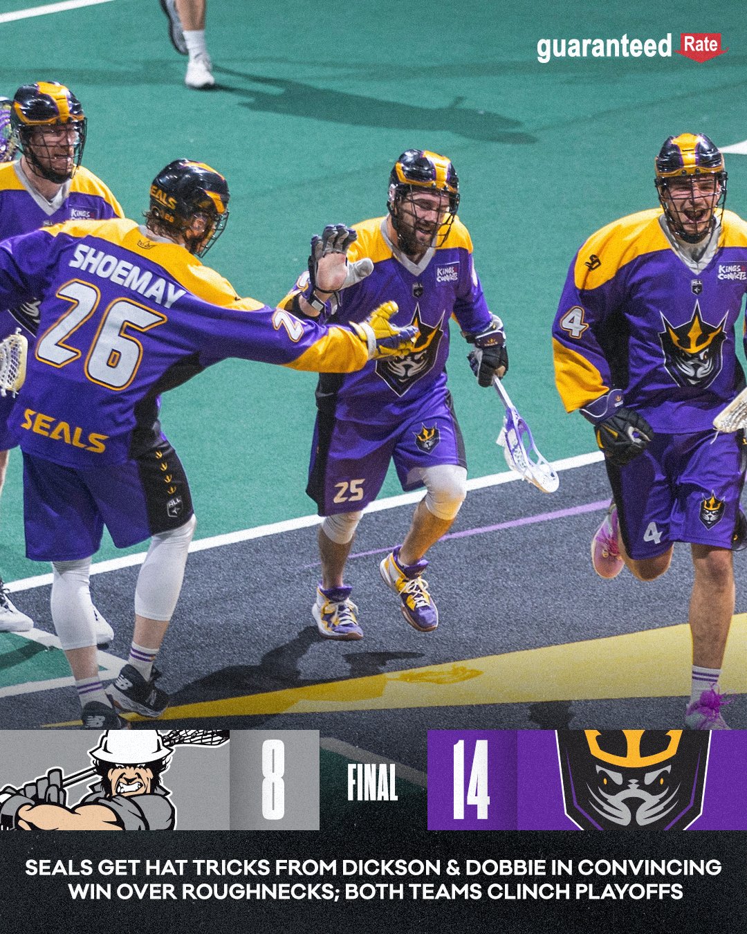 NLL on Twitter "The SealsLax take the season series 21 over