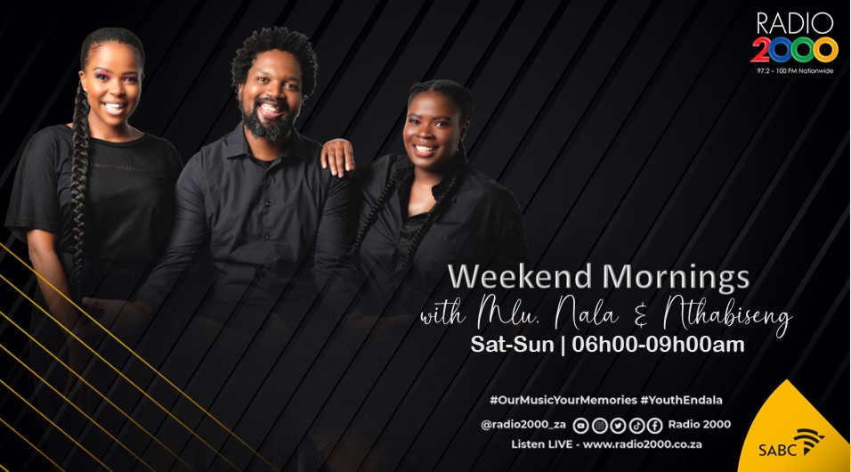 ON AIR | #WeekendBreakfast with @MluDJ , @NalaDagada & @nthabimamabolo  on Sports

@Radio2000_ZA