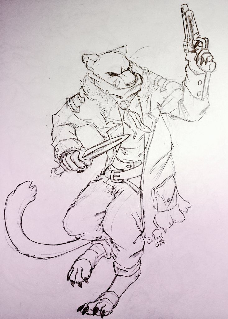 Darkest Dungeon Dismas, panther edition