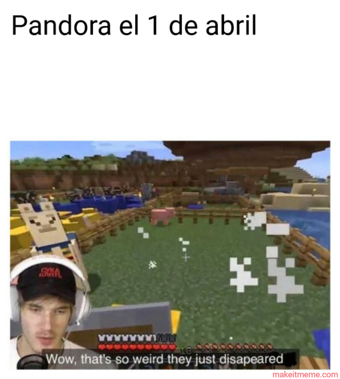 Wtf, yo había ponido mi Pandora acá