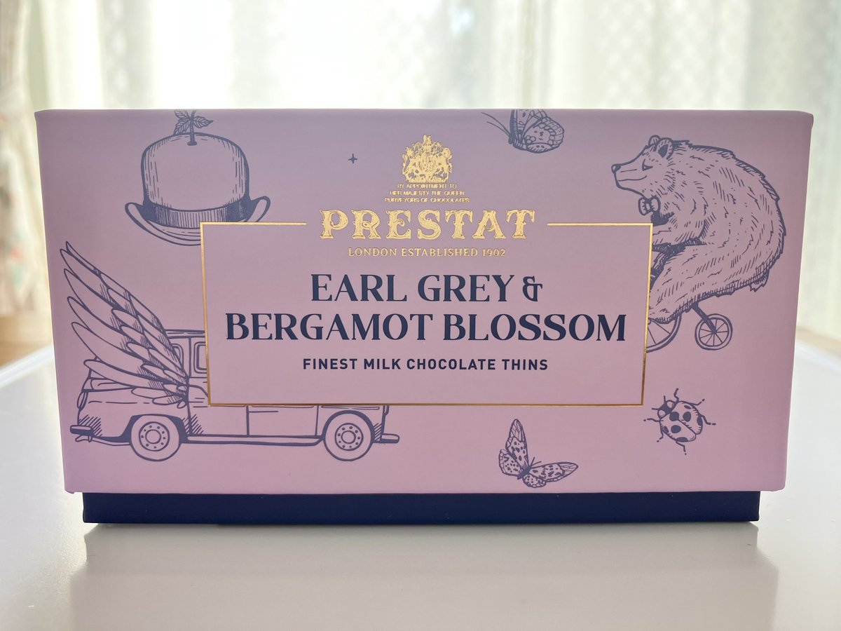 uni33nya's tweet photo. 英国王室御用達チョコレート🍫
🫖アールグレイ&ベルガモット🍊
#PRESTAT #プレスタ https://t.co/KhUkyqYGhk