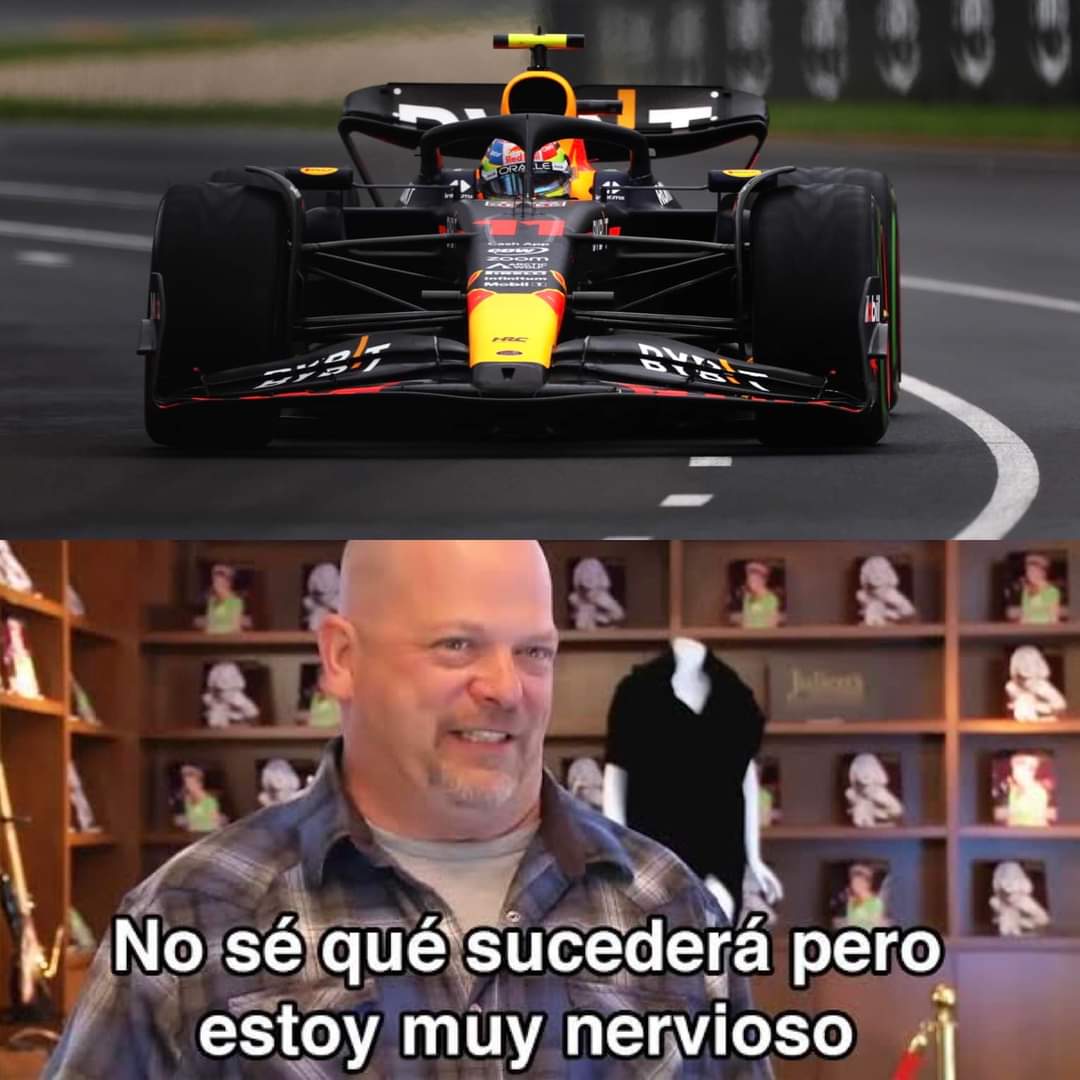 Siendo las 02:00 ... Listo para la #qualy del #GPdeAustralia #Formula1 #ChecoPerez