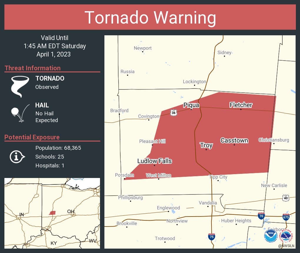 NWS Tornado tweet media