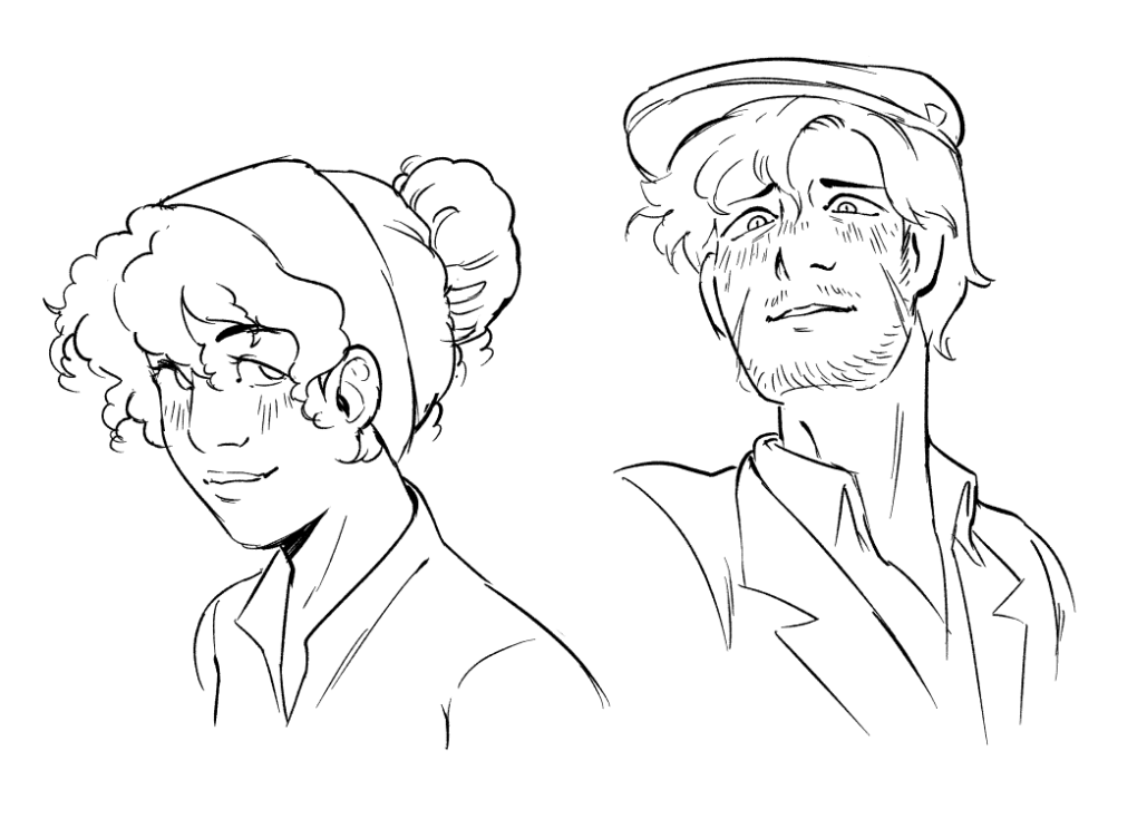 Found these sketches of my OCs from 2021 and became very sentimental. No idea if they'll ever the see the light of day...