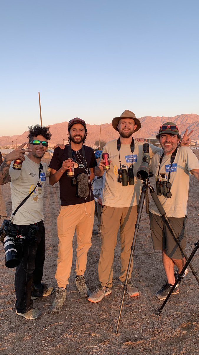 And that’s a wrap!

We had an amazing time filming in Israel and competing at <a href="/flywaychampions/">Champions of the Flyway</a> with loads of old and new birding friends. What an adventure! Keep your eyes out for the episodes, coming soon #cotf23 #flywaychampions #gogeese