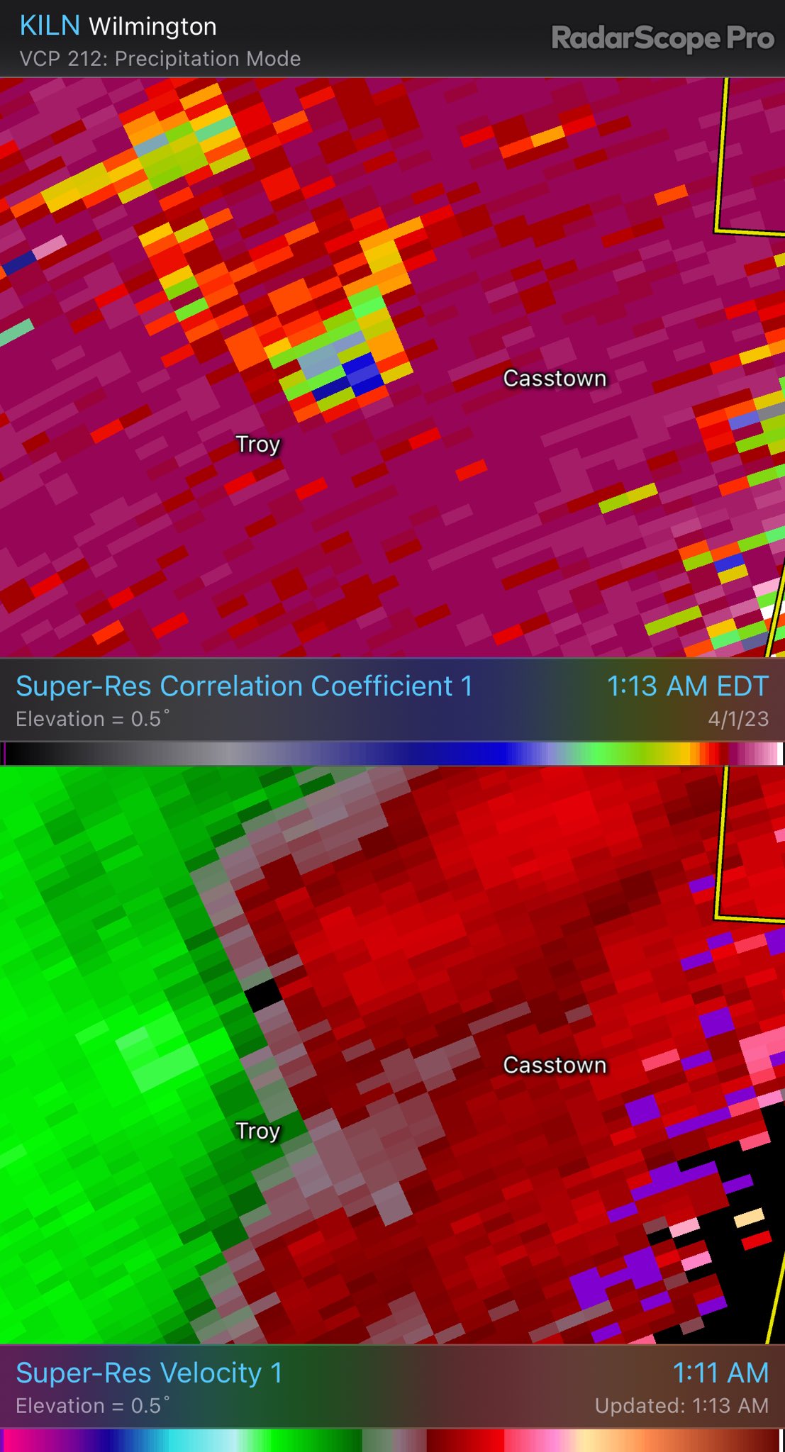 MWC Weather on Twitter "Ohio A damaging tornado will move through