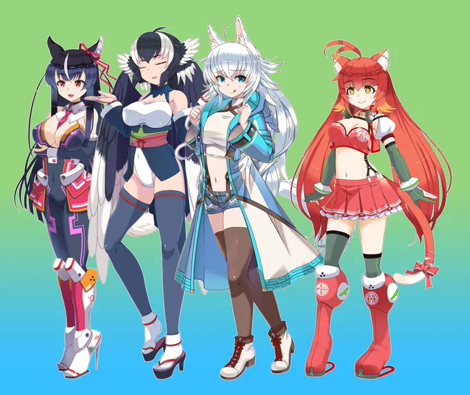 柴オオカミさん()のご依頼でオリジナル立ち絵ココネちゃん(仮)作成しました。過去デザインしたキャラ同様楽しくデザインさせて頂きましたー。動画登場楽しみ(*ˊᗜˋ*)/ 