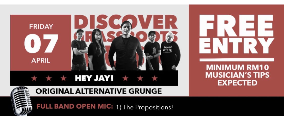 jayridzwan's tweet photo. Let’s go, jemput datang..FREE ENTRY #SapotLokal #HeyJay! #Indie https://t.co/gf3TbxIiGS