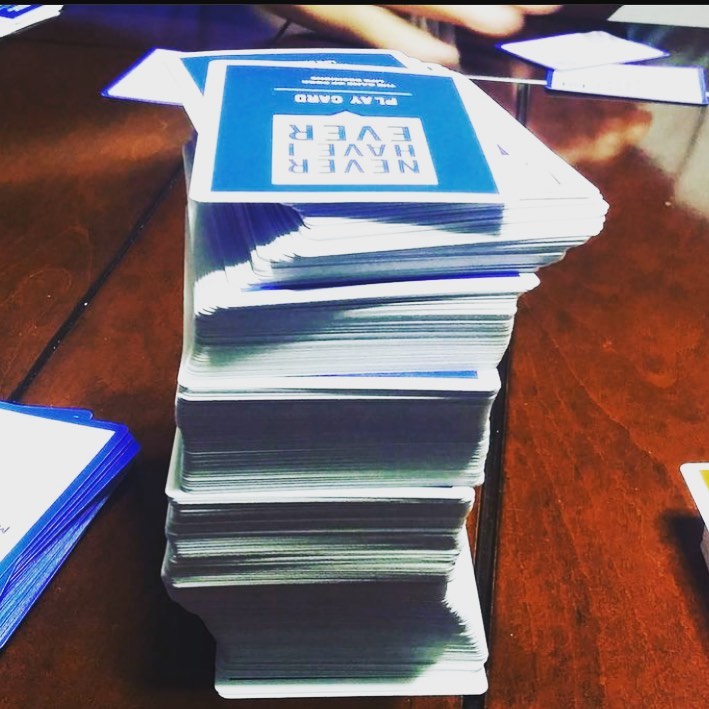 How high is your pile of poor life decisions?

#neverhaveiever #neverhaveievergame #game #gamenight #partygame #familygame #truthordare #nojudgment #pile #poorlifedecision