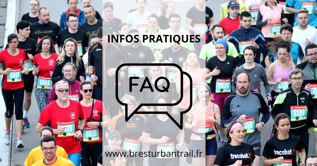 | #wearebresturbantrail | #brut2023 |
𝗙𝗔𝗤 - 𝗜𝗡𝗙𝗢𝗦 𝗣𝗥𝗔𝗧𝗜𝗤𝗨𝗘𝗦 -𝗝𝗢𝗨𝗥-𝗝
Retrouvez toutes les réponses à vos questions pour être au top le jour J sur :
bresturbantrail.fr/infos-pratiques