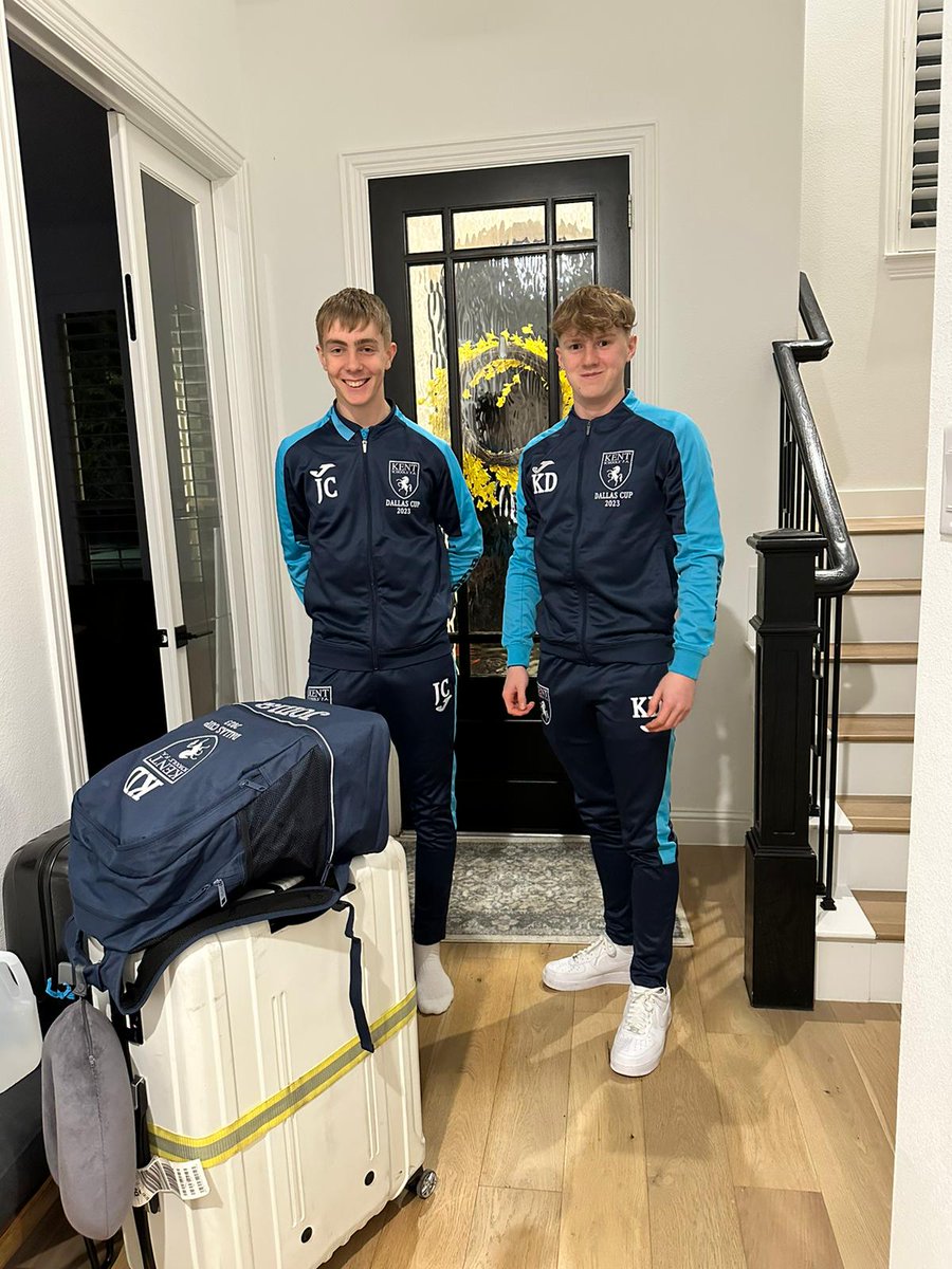 It’s just past midnight local time in Dallas and after a very long day travelling the <a href="/kentschools_fa/">Kent Schools FA</a> players taking part in the 2023 <a href="/dallascup/">Dallas Cup ⚽️</a> are now arriving at their host families.