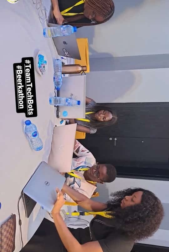 Promiseorung's tweet photo. I attended my first hackhaton event. It was an intense 24hrs.

I had the best team ever. So grateful we made it through!

Thank you @beertechafrica https://t.co/IOlbSxDd7q