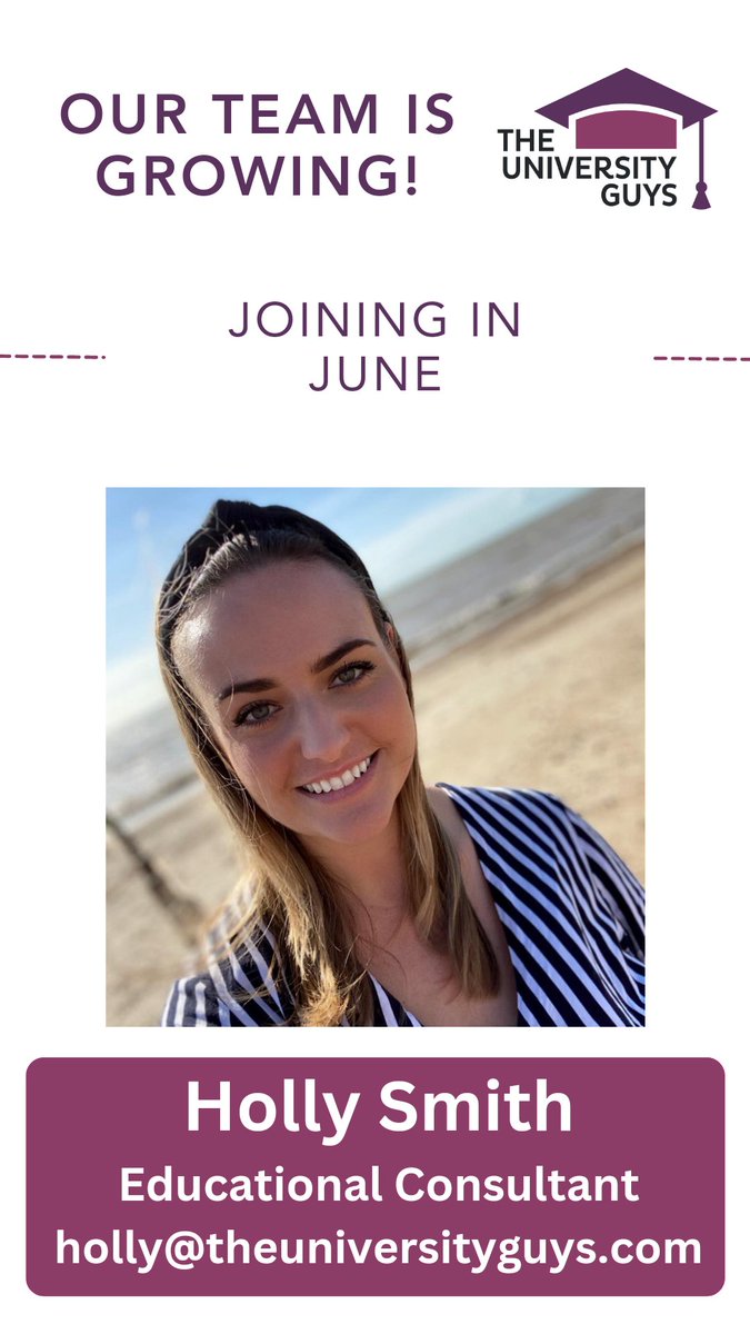 David Hawkins (@uniguydavid) on Twitter photo It's true, even if we can't quite believe it. <a href="/SussexUniHolly/">Holly Smith</a> is joining the team <a href="/theuniguys/">The University Guys</a> as our new Educational Consultant! It's true, even if we can't quite believe it. <a href="/SussexUniHolly/">Holly Smith</a> is joining the team <a href="/theuniguys/">The University Guys</a> as our new Educational Consultant!