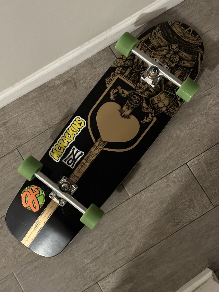 LOSI FOREVER!!!!!!! 🛹 🍊 ☠️
My Losi Knight CREATURE setup. 
OJs x Indys x McRackins x NJS
#skateboard #punkrock #skatetwitter