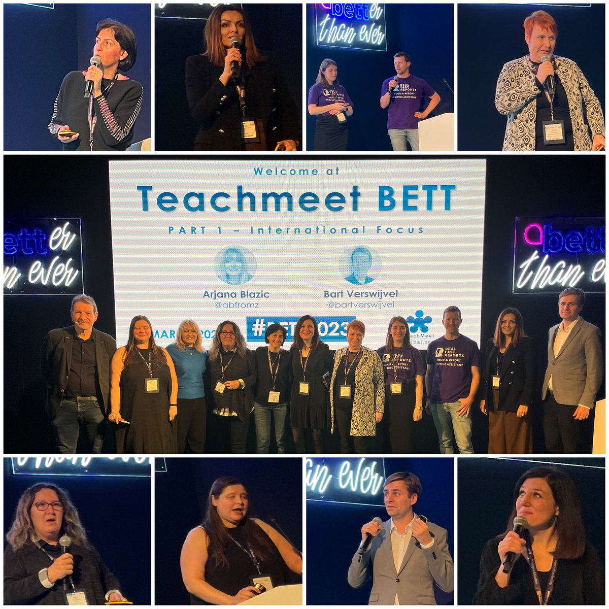 BartVerswijvel's tweet photo. Congrats to the participants of the Teachmeet at #bett2023. With @abfromz I hosted the ‘international focus’ part. It was an amazing edition. The space was more than sold out for these inspiring teachers. Info and presentation slides: https://t.co/N0abFnTNSw https://t.co/wtcGIaBzo4