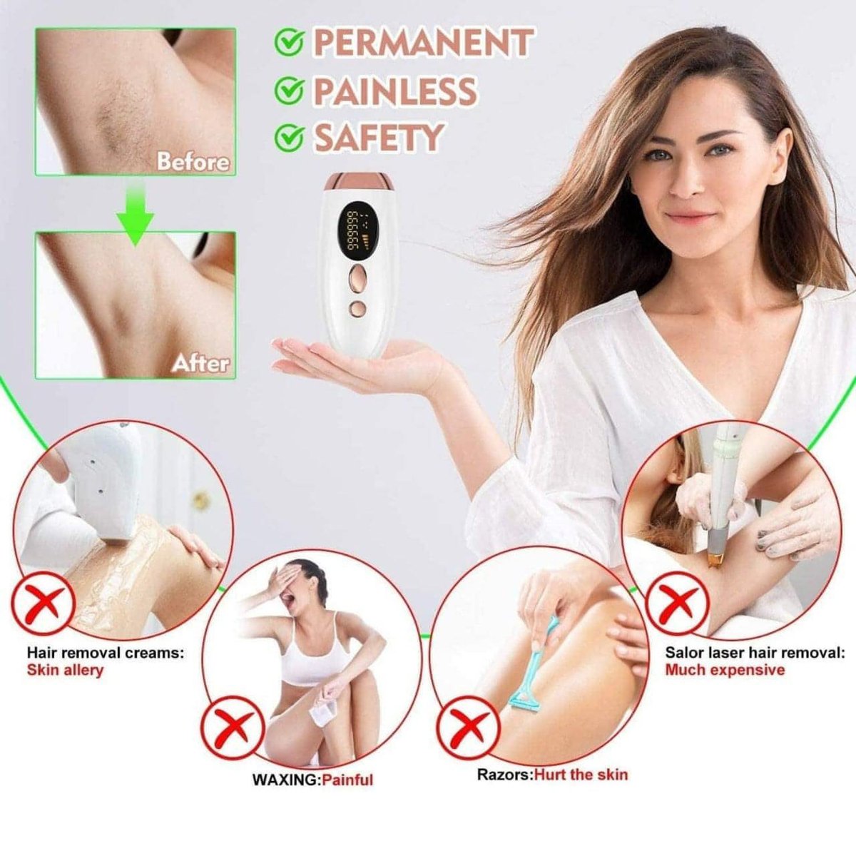 Gadgetsforwomen's tweet photo. Permanent Laser Hair Removal with 999K Flashes
Product link: https://t.co/h7QvdyPxkl
--------
#hairremovalepilator #hairremoval #hairremovallaser #hairremovaldevice #epilator #NCAAWBB #hairremovalmachine #besthairremoval #removal #JJSB7 #WWEHallOfFame #WFinalFour #WWEHOF https://t.co/6PdwznNMVP