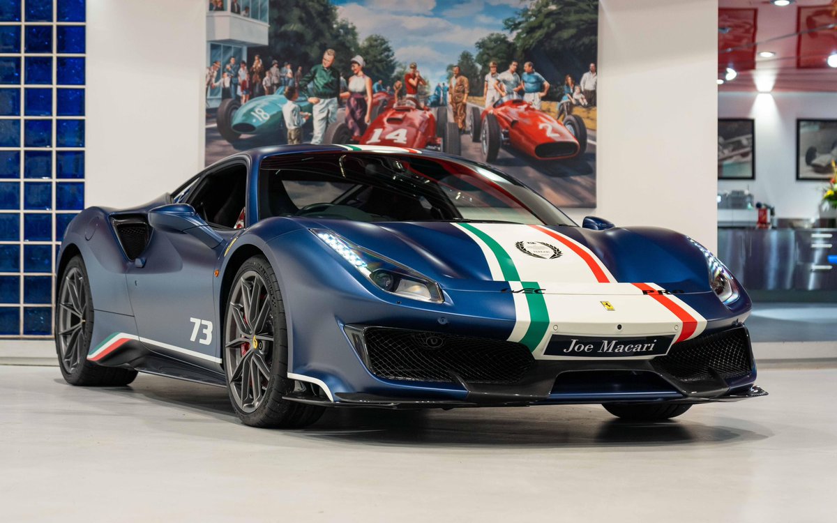 ClassicMotorSal's tweet photo. Car for sale from Joe Macari | 2019 Ferrari 488 Pista Piloti | £449,950.00

Read More:   https://t.co/CugJs1mtOc

#Saturdaymotivation #Saturdaythoughts #weekendvibes #weekendcars #weekenddriving #classiccars #classiccarsforsale #vintagecars #historiccar #racecars #classiccarsales https://t.co/hPPwrmSgvI