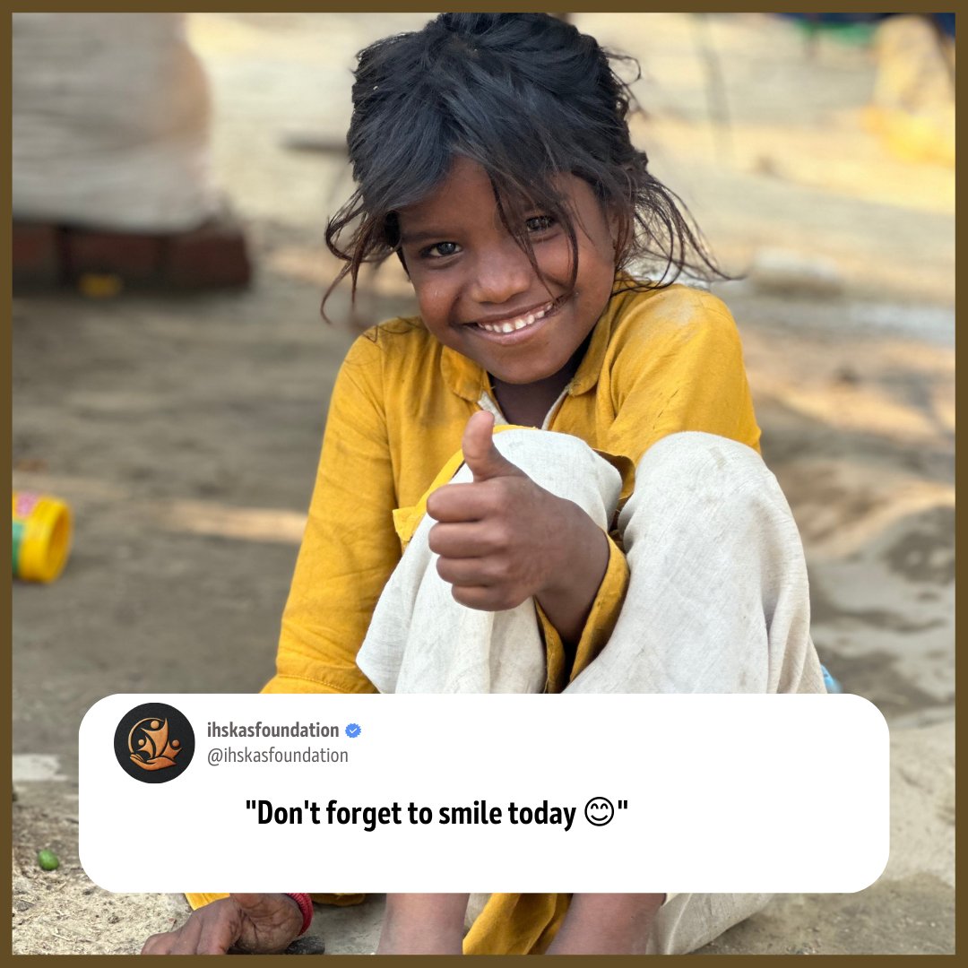 IhskasF's tweet photo. Wait.....Have You Smiled today???
#ihskasfoundation #love #smilingslum  #teamihskas #smile #charity #donatetoneedy https://t.co/7pjVDVIZYn
