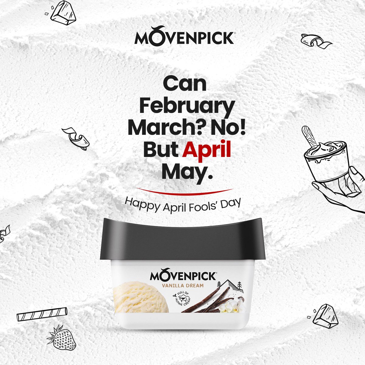 movenpickng's tweet photo. The start of a new month represents a new beginning &amp; a chance to start afresh.
We recognize how important it is for you, your friends &amp; your loved ones to begin the new month on a positive note &amp; with a SMILE! This is why we are wishing you a CREAMY &amp; SCOOP-TASTIC month ahead! https://t.co/QJGuwR85qb