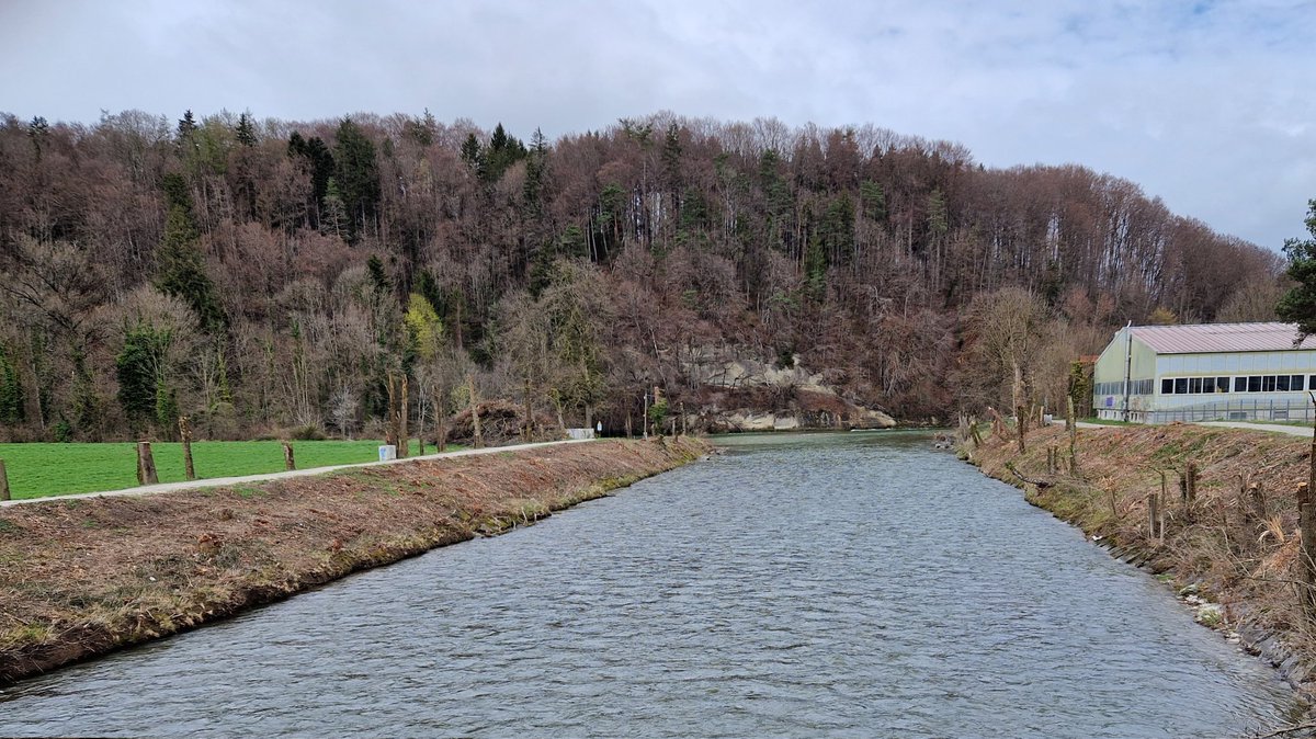 Aprilwetter an der #sense in #laupen