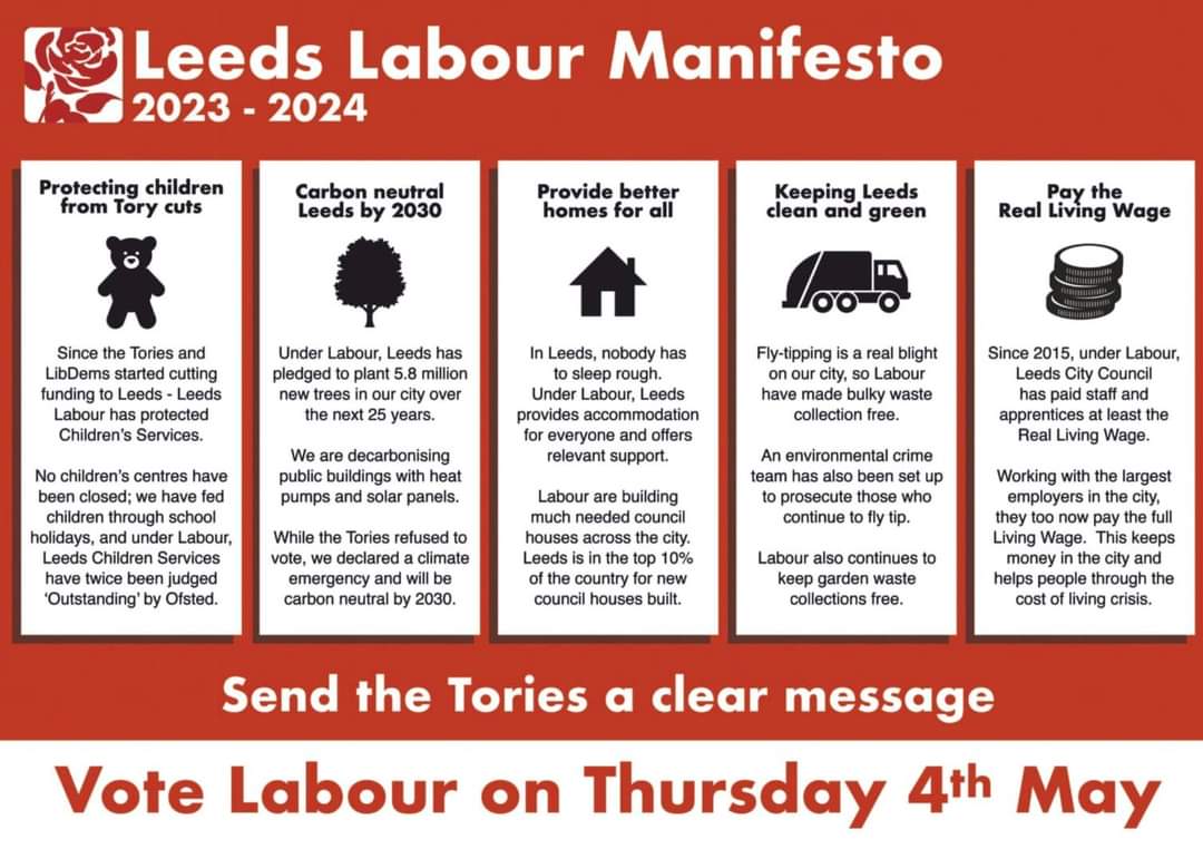 Leeds_Labour's tweet image. Amongst our candidates are care workers, teachers, students, single parents, hospitality workers, disabled people, retired people, LGBT people, people of different faiths and backgrounds.

We look like Leeds, we are Leeds, and we will continue to deliver for Leeds.

#VoteLabour