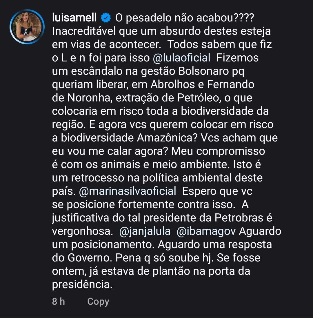 Não tenho um pingo de dó.