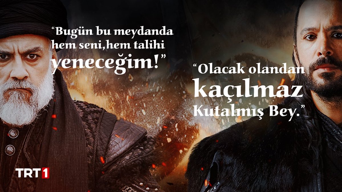 Gayri bu savaş meydanından kaçış yok!⚔️

#AlparslanBüyükSelçuklu heyecan dolu yeni bölümüyle pazartesi 20.00’de <a href="/trt1/">TRT 1</a>’de!🔥