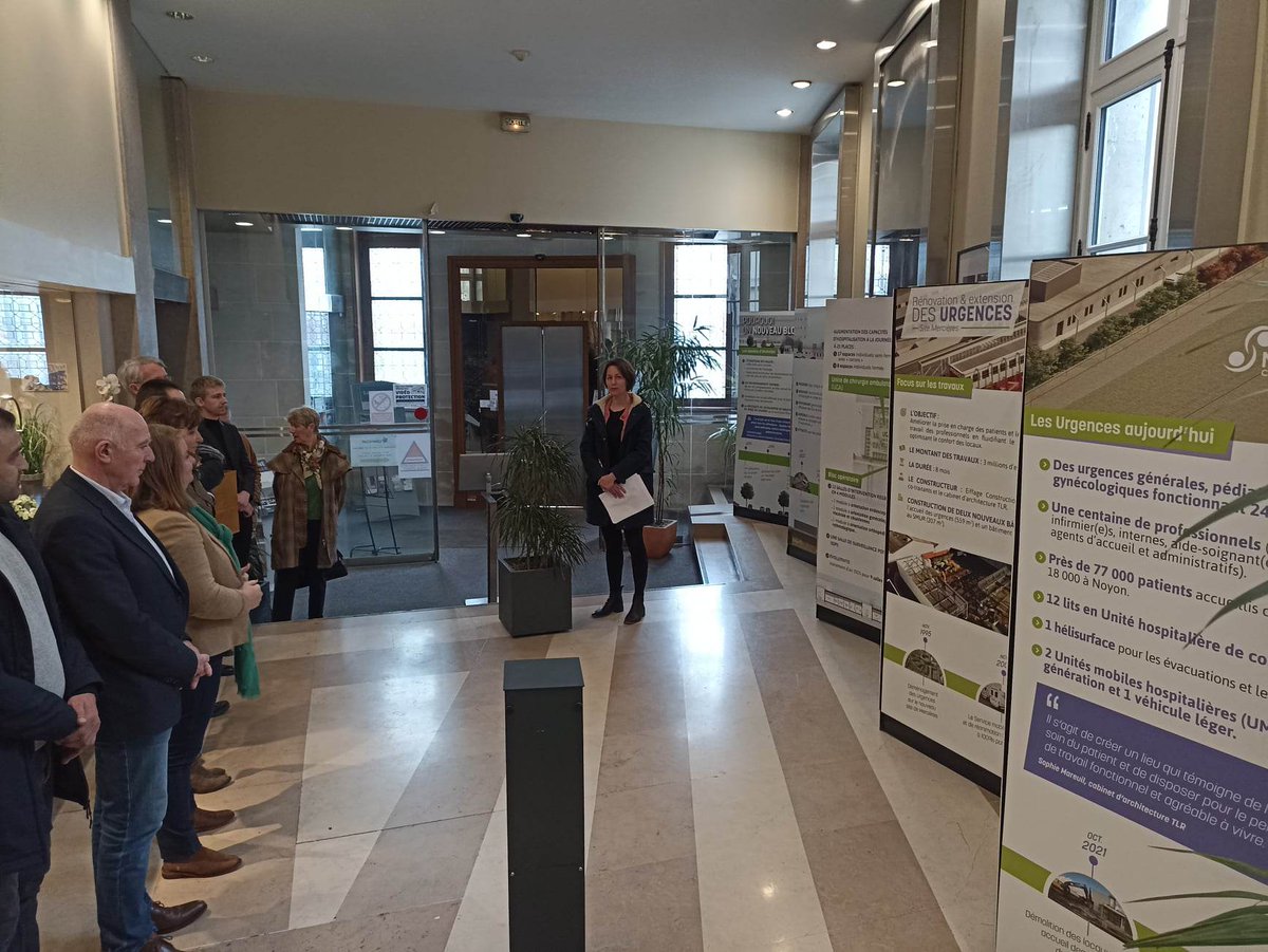 ch_compiegne's tweet photo. Aujourd’hui s’est déroulé, à l’hôtel de ville de Compiègne, le vernissage de l’exposition sur le nouveau plateau technique du CHICN, qui sera présente jusqu’au 20 avril.
Ce plateau comprendra un bloc opératoire, un bloc obstétrical et une unité de chirurgie ambulatoire. https://t.co/vPRQzRKvIP