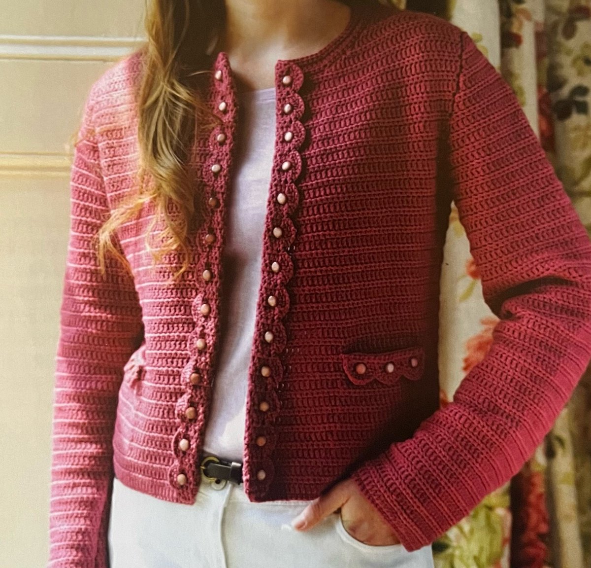 DDCrochetDesign's tweet photo. Crochet Shell Edged Jacket Crochet Pattern https://t.co/RQCQ1EIaGC #sewing #crochetpattern #crochet #crocheting #shelledged #jacketmaking #crochetdesign #scallopededging #yarn #MHHSBD #shopindie #UKGiftAM https://t.co/eJaBRNoNAR