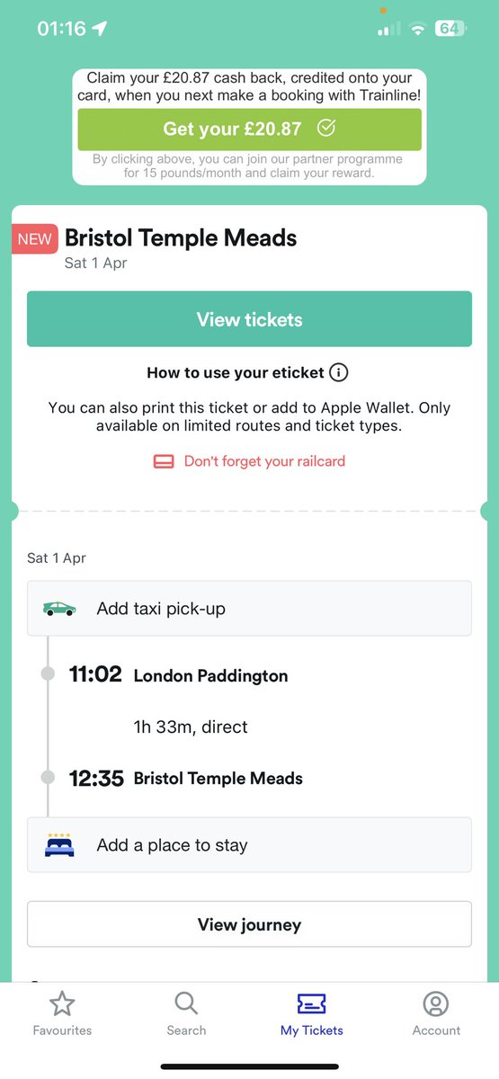 WasabiNoPineap1's tweet photo. @thetrainline my train was cancelled this morning and I can’t get a refund?
This wasn’t my fault and I am being told I am ineligible for a refund for a service that was cancelled?? https://t.co/kpOFsgi83p