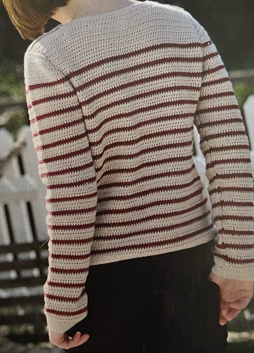 DDCrochetDesign's tweet photo. Crochet Breton Style Sailing Sweater Pattern https://t.co/1zTzv8j5bB #sewing #nauticalsweater #crochet #crochetpattern #crochetnautical #stripedsweater #sailingjumper #craft #homecraft #MHHSBD #ShopIndie #saturday https://t.co/ZwlwAoom9p