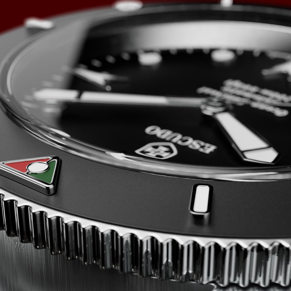 EscudoWatches's tweet photo. Our Ocean Seacrest Preto carries itself with a bold presence that finishes through its design into its mechanical movements. With its 38hr power reserve and Escudo Calibre 1488 Swiss movement, performance is not only striking but influential.

#EscudoWatches #luxury #dive #watch https://t.co/E07Uvxx49L