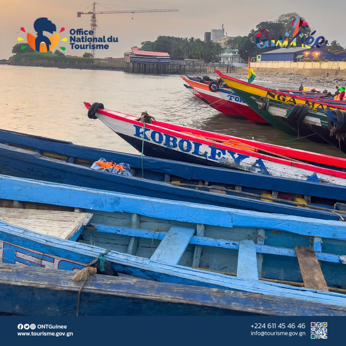 ExploreGuinee's tweet photo. [ La Guinée des Merveilles/ LE PORT DE BOULBINET 🐠🦞🦀] 

Situé dans la commune de Kaloum, le port de pêche artisanale de #Boulbinet est l'un des plus importants débarcadères de la République de #Guinée qui relie la capitale aux #ilesdeloos⤵️ https://t.co/l7eCrIlLCN