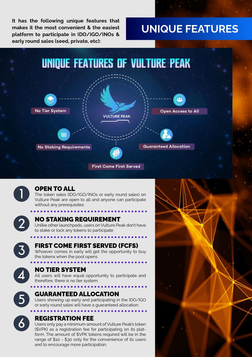 📢 Vulture Peak was featured in the March Issue of Blockworld Magazine produced by @CrowdFJ  which provides the latest updates on overall crypto, NFT, DAO, Metaverse, AI, VCs, Web3, crypto events & many more 🔥

Do sign up and read the latest updates here:
crowdfundjunction.com/magazine.php