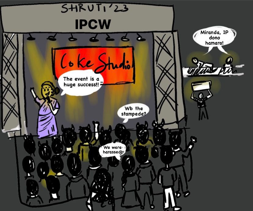 VernikaaR's tweet photo. Why is there so much police deployment and machinery when students are peacefully protesting where was this same police force when men scale walls of college and harass student there?
And how principal of ipcw ran away from students to not give answer
SHAME 
#justiceforipstudents https://t.co/Dl3tFih2jH