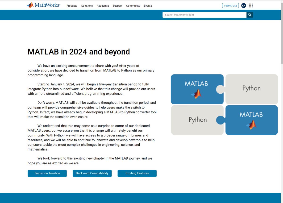 The pain and suffering caused by Matlab will finally end soon reddit.com/r/programmerhu…